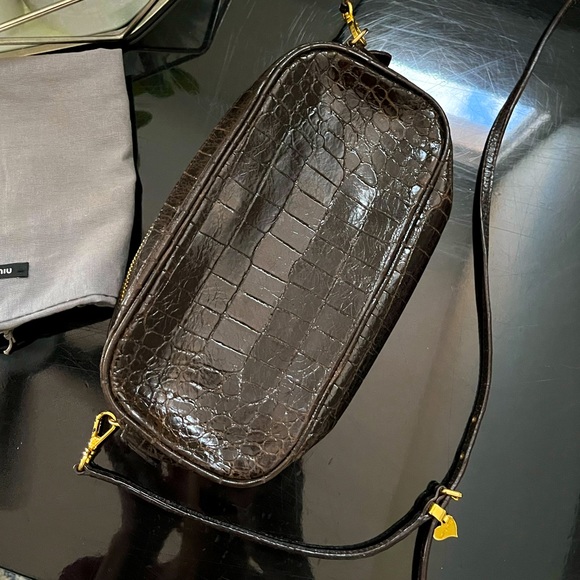 Miu Miu Shoulder Bag Crocodile leather - Picture 3 of 15